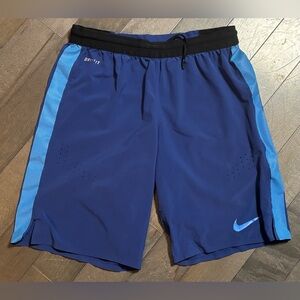 Nike Dri-Fit Woven Football /Soccer University  Shorts Blue Men’s Small